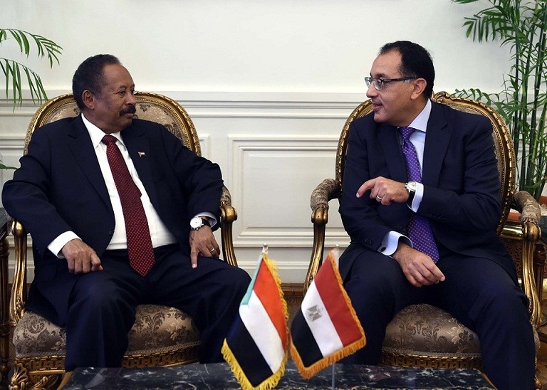 جانب من زيارة رئيس الوزراء المصري للسودان