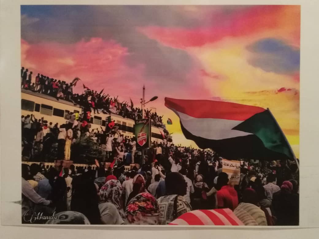 جاء المعرض تخليدًا لذكرى الثورة السودانية (الترا سودان)