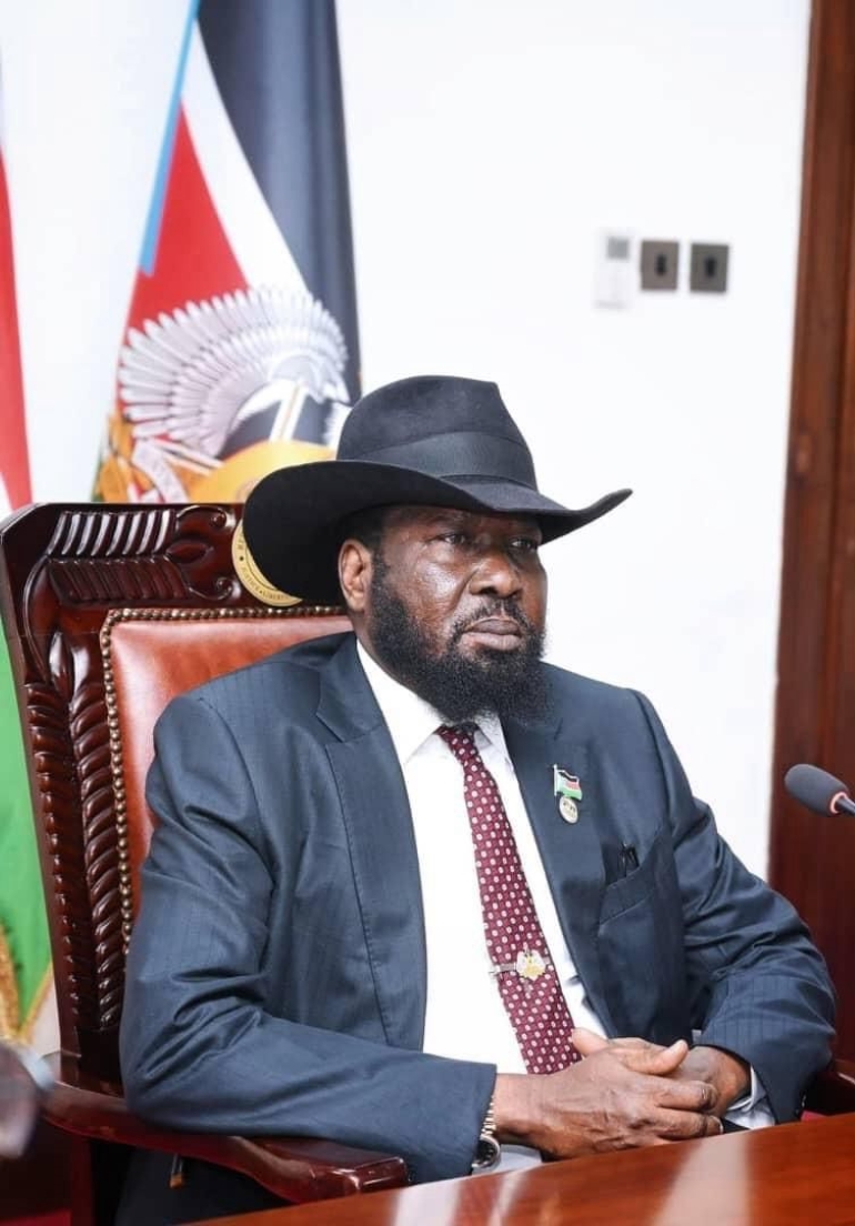 سلفاكير ميارديت رئيس دولة جنوب السودان