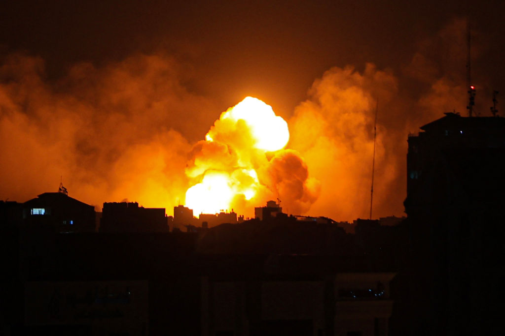 انفجارات في قطاع غزة