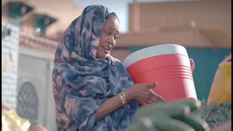 صورة لإعلان سوداني رائج يوضح عادات وتقاليد المرأة السودانية في رمضان