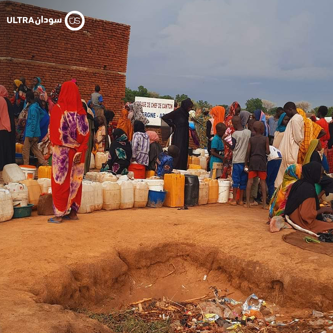 شح المياه في معسكرات اللاجئين السودانيين في تشاد