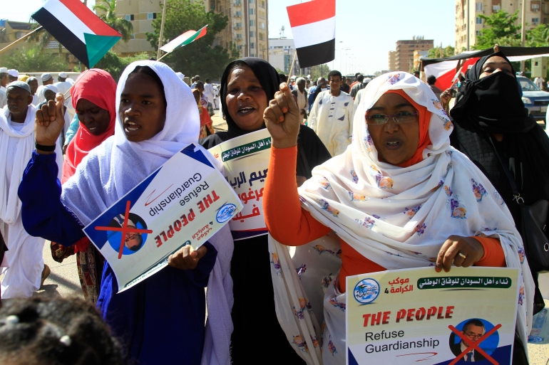 مظاهرات مناوئة لبعثة اليونيتامس في السودان