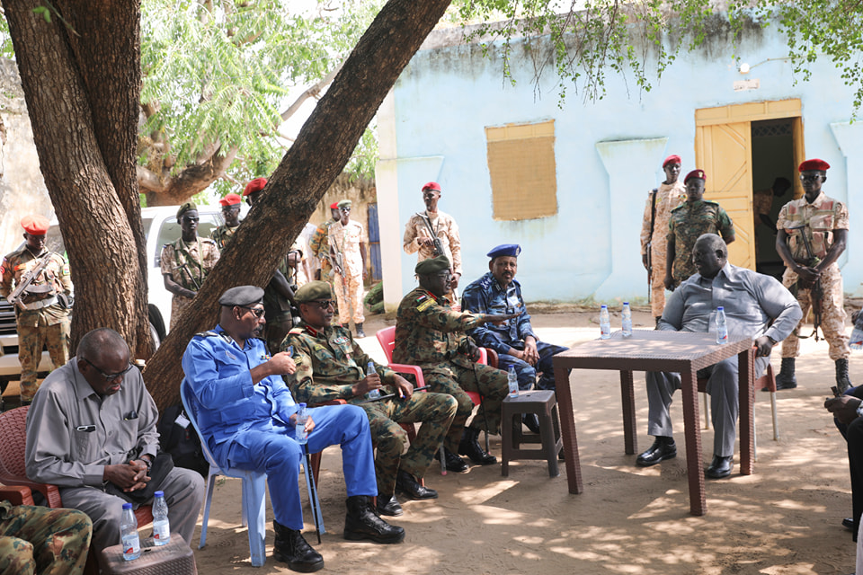 افتتاح معسكر القوات في النيل الأزرق