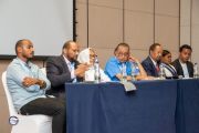 مجموعة من قادة تقدم بمن فيهم حمدوم في افتتاح المؤتمر التأسيسي