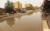 مياه الصرف الصحي تغطي وسط العاصمة (رشا حسن - الترا سودان)