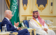 ولي العهد السعودي بن سلمان مع الرئيس الأمريكي جو بايدن
