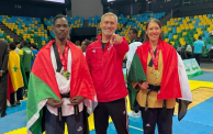 السودان يفوز بثلاث ميداليات ذهبية في البطولة الأفريقية للتايكوندو