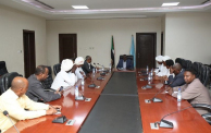 اجتماع لجنة صلح الجموعية والهواوير بوالي ولاية الخرطوم