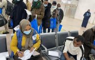 مهاجرون سودانيون يعودون من ليبيا إلى السودان 