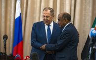 وزير الخارجية السوداني مع نظيره الروسي في الخرطوم