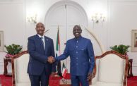 رئيس مجلس السيادة السوداني عبدالفتاح البرهان والرئيس الكيني وليم روتو في نيروبي