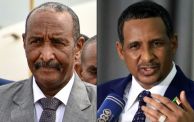 قائدا الجيش السوداني والدعم السريع عبدالفتاح البرهان ومحمد حمدان دقلو (حميدتي)