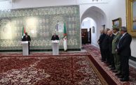 مؤتمر صحفي للبرهان والرئيس الجزائري تبون