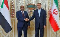 وزير الخارجية السوداني ونظيره الإيراني 