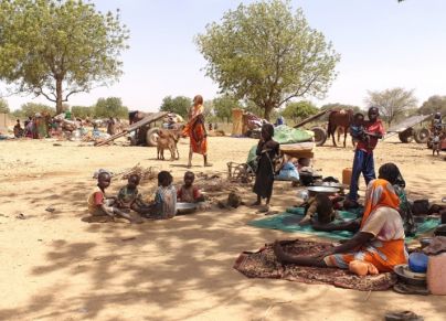 لاجئون من غرب دارفور بسبب أحداث العنف