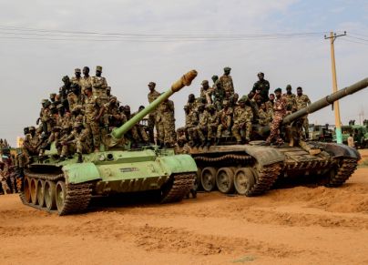 دبابات تابعة للجيش السوداني