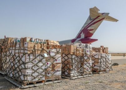 شحنة مساعدات قطرية إلى السودان