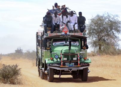 السفر باللواري في شرق السودان