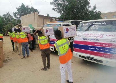قطر الخيرية السودان مراكز الإيواء بورتسودان
