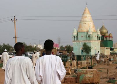 ضريح صوفي بمسيد في السودان
