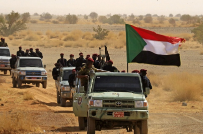مركبات عسكرية للجيش السوداني في الفشقة