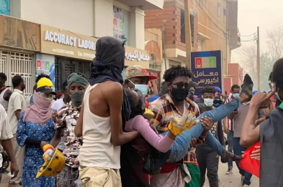 حالة إصابة في احتجاجات السودان
