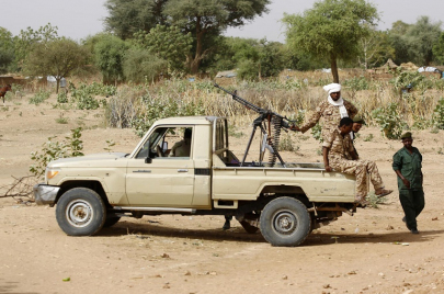 قوة عسكرية سودانية بغرب دارفور