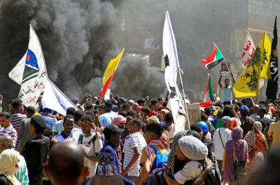 الاحتجاجات في الخرطوم