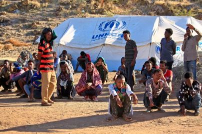 لاجئون إثيوبيون في القضارف شرقي السودان