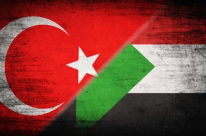 علم السودان وتركيا