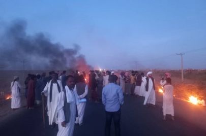 إغلاق الطريق القومي بولاية كسلا (الترا سودان)