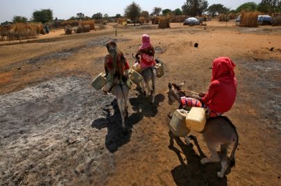 نازحات جراء الحرب في دارفور