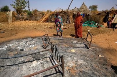 آثار عنف في دارفور