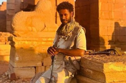 جندي من الدعم السريع في موقع جزيرة مروي الأثري (فيسبوك)