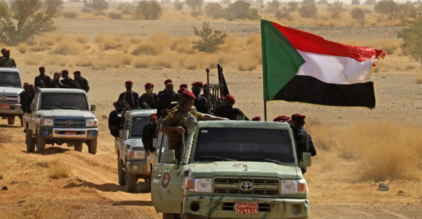 مركبات عسكرية للجيش السوداني في الفشقة