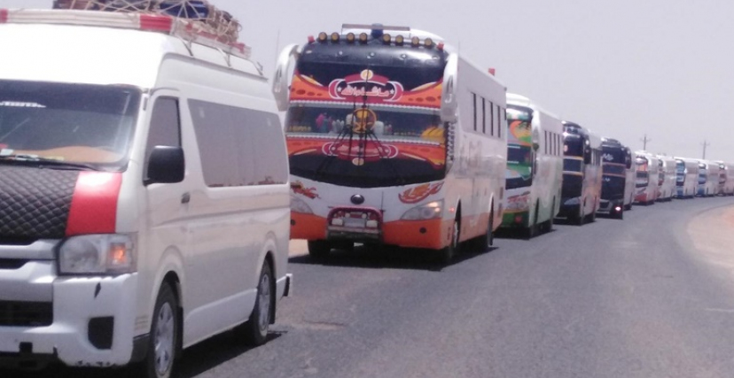 درجت شرطة المرور على تفويج الباصات السفرية في فترة الأعياد للحد من الحوادث (سونا)