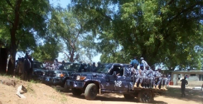 انتشار لعربات الشرطة في محيط البرلمان القومي (الترا سودان)