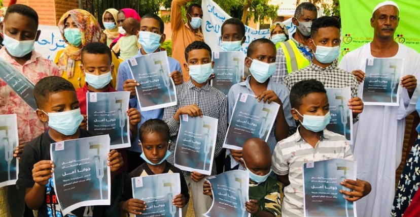 وقفة احتجاجية لمرضى سرطان الأطفال في الخرطوم