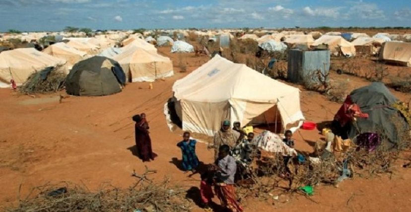 معسكر نازحين في دارفور