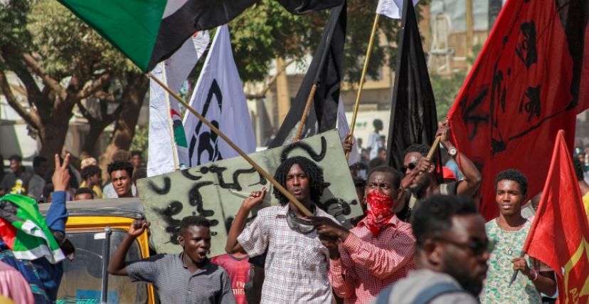 احتجاجات رافضة للحكم العسكري في السودان