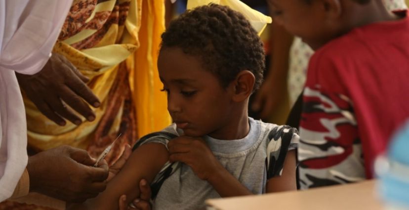 حملة تطعيم ضد شلل الأطفال