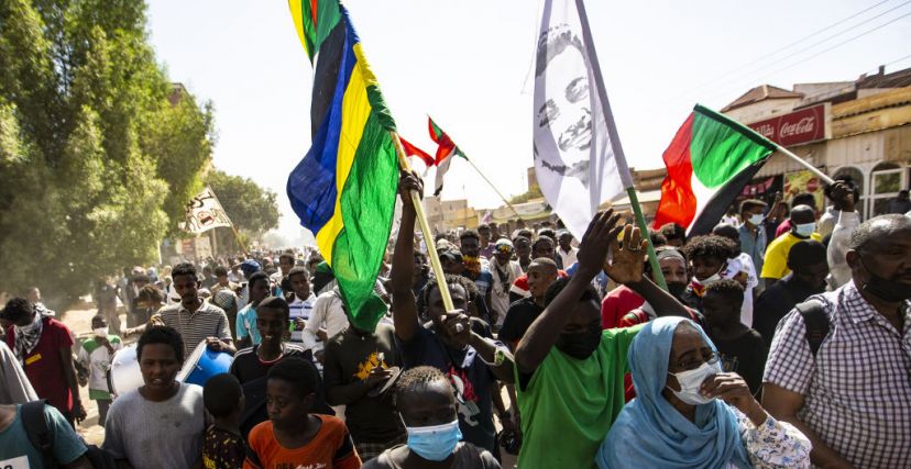الاحتجاجات تستمر في الخرطوم على الرغم من التسوية السياسية التي بدأت عمليًا بالاتفاق الإطاري (Getty)