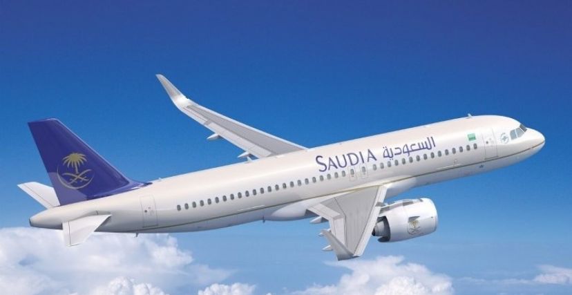 طائرة للخطوط الجوية السعودية