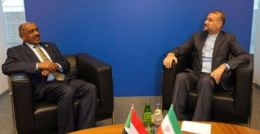 وزيرا الخارجية السوداني والإيراني
