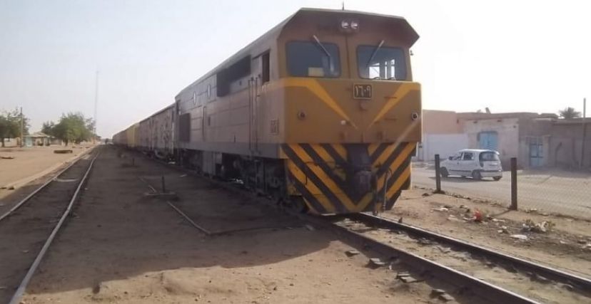 قطار على خط "كسلا - هيا" شرقي السودان