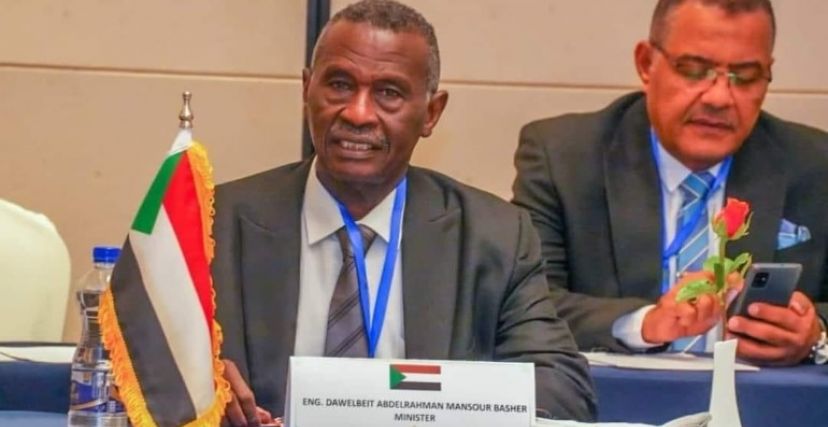 وفد السودان خلال الجولة الرابعة من مفاوضات سد النهضة في أديس أبابا
