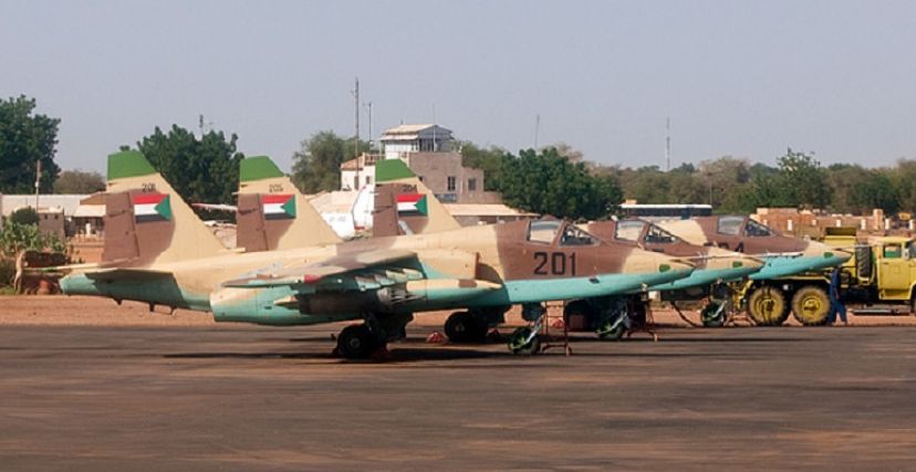 الطائرات التابعة للجيش السوداني