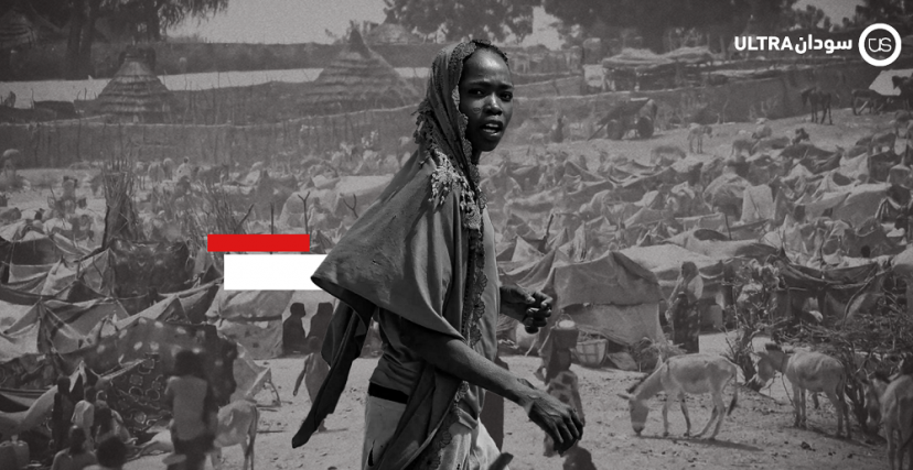 لاجئون سودانيون في معسكرات النزوح - تصميم