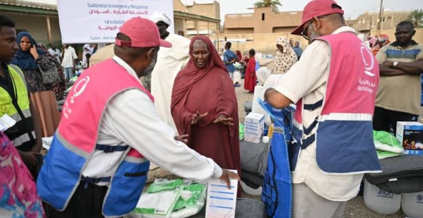  قطر الخيرية توزع مواد إيوائية بشراكة مع الهجرة الدولية في السودان